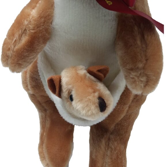 Kangaroo with Baby Joey Ascool Australia Stuffed Animal Plush - FREE SHIPPING! - Picture 3 of 8